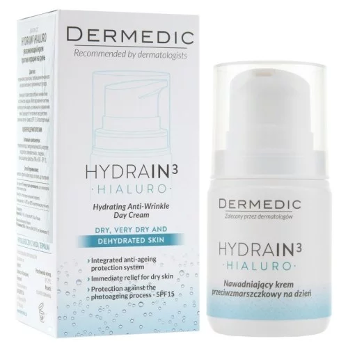 dermedic hydrain 3 creme anti-age jour