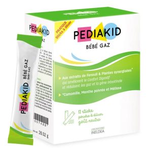 pediakids bebe gaz 12 sticks
