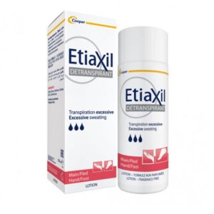 etiaxil detranspirant main et pied rouge 100 ml