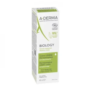 a-derma biology creme legere hydratante peau fragile 40ml