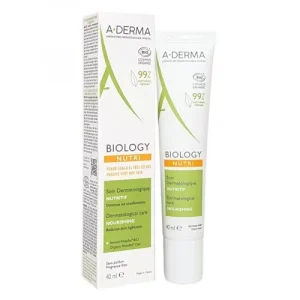 a-derma biology nutri soin nutritif peaux fragiles très sèches 40ml