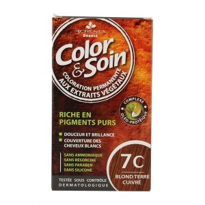 3 chênes color&soin 7c blond terre cuivre