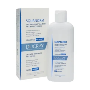 ducray shampooing squanorm pellicules gras 200ml