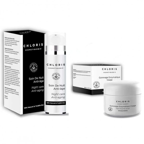 chloris coffret soin nuit+gommage 50%