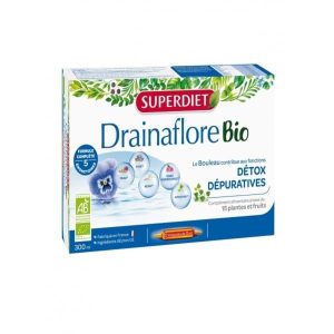 super diet drainaflore ampoule buv b/20