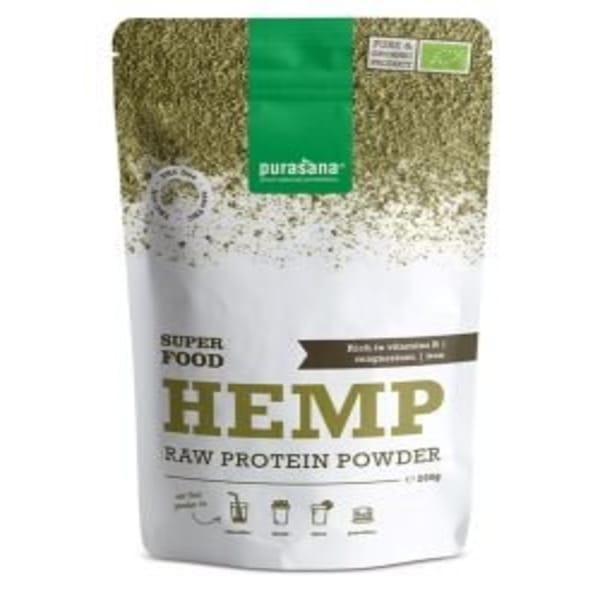 purasana hemp protein raw powder