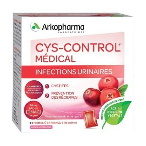 ARKOPHARMA CYS-CONTROL GENE URINAIRE 20 SACHETS