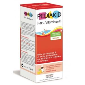 pediakid fer+vitamines b 125ml