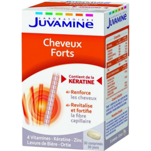juvamine cheveux fort bt/30