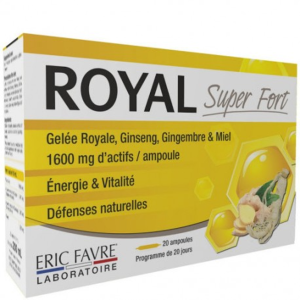 eric favre gelée royale super fort 20 ampoules