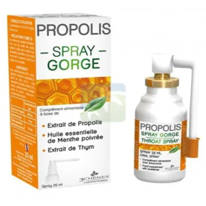 3 chênes propolis spray gorge 25ml