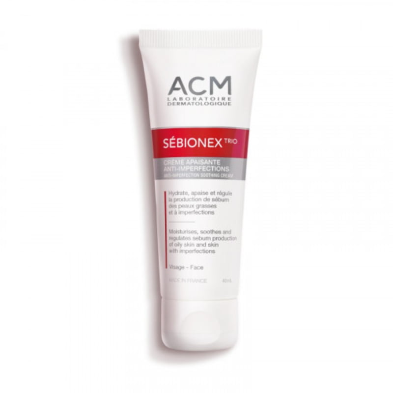 acm sebionex trio creme anti-imperfections 40ml