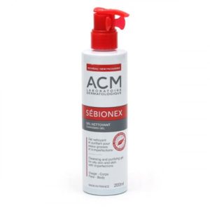 acm sebionex gel moussant 200ml