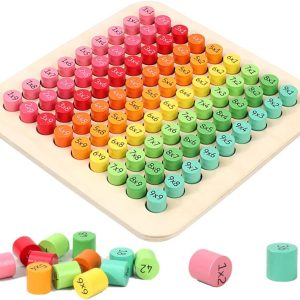 Abaque en bois Montessori : l&rsquo;outil parfait pour apprendre les multiplications