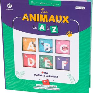 Abécédaire Montessori Pandacraft : découverte des animaux de A à Z pour enfants 3-7 ans