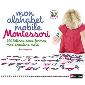 Alphabet mobile Montessori : Apprendre l&rsquo;Alphabet 3/6 ans