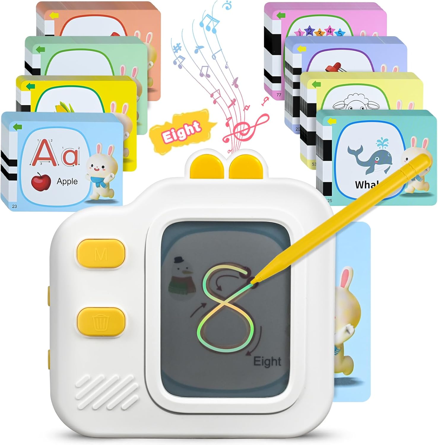 Apprendre l’alphabet avec les cartes éducatives parlantes Montessori Ulikey pour enfants de 2 à 6 ans