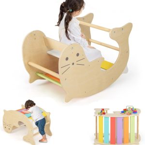 Arche d&rsquo;Escalade Montessori 3 en 1 pour Enfants de 3 à 14 ans