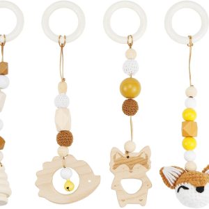 Arche d&rsquo;éveil Montessori en bois pour bébé