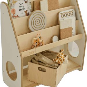 Bibliothèque Montessori Babywood en bois pour chambre d&rsquo;enfant