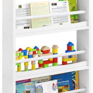 Bibliothèque Montessori Lestarain pour enfants : Étagère de rangement en bois