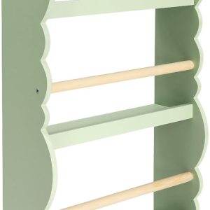 Bibliothèque Montessori Murale 3 Niveaux Thème Forêt pour Enfants