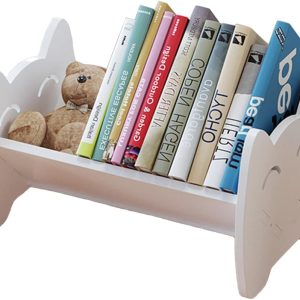 Bibliothèque Montessori blanche pour chambre d&rsquo;enfant Hggzeg : petite étagère de rangement