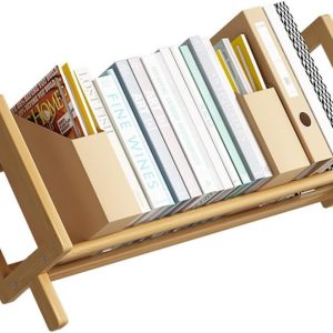 Bibliothèque Montessori en bambou pour enfants Nuodwell – Organiseur simple pour chambre d&rsquo;enfant