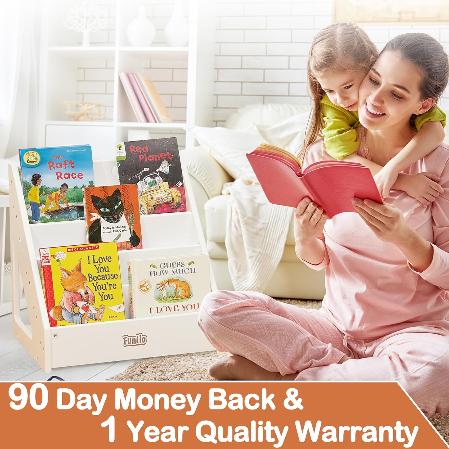 Bibliothèque Montessori en bois pour enfants de 1 à 5 ans – Image 6