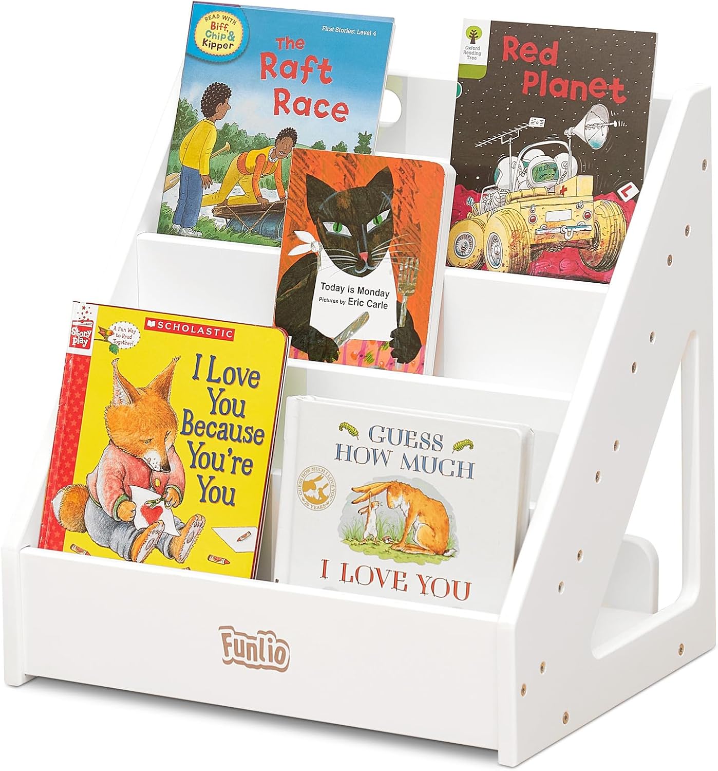 Bibliothèque Montessori en bois pour enfants de 1 à 5 ans