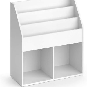 Bibliothèque Montessori enfant Luigi Vicco blanche 72 x 79 cm