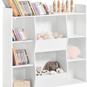 Bibliothèque Montessori pour enfant SoBuy avec rangements intégrés