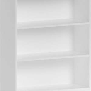 Bibliothèque basse Montessori Cambridge en bois blanc – Vida Designs