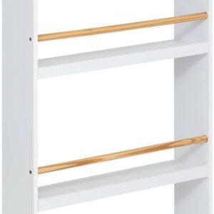 Bibliothèque enfant Montessori 4 étagères blanche – Atmosphera H118 cm