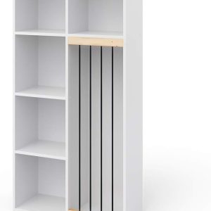 Bibliothèque enfant Montessori Marvin Vicco – 72 x 143 cm blanc