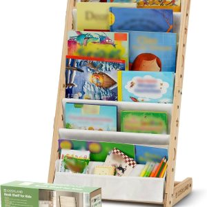 Bibliothèque enfant en bois design Montessori