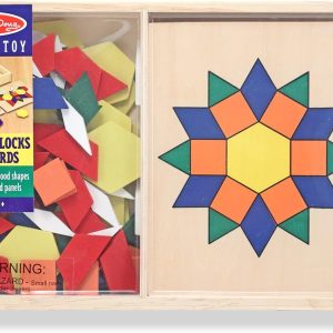 Blocs et Planches de Motifs Montessori : Jouet d&rsquo;Apprentissage en Bois pour Enfants de 3-6 ans