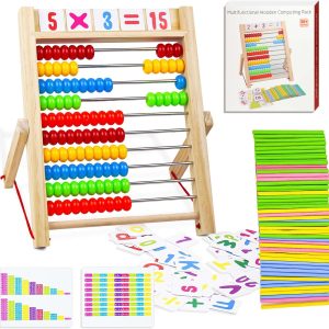 Boulier Montessori VingaHouse : jouet éducatif pour apprendre à compter dès 3 ans