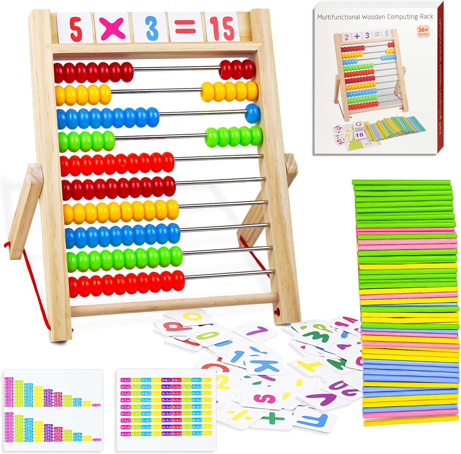 Boulier Montessori VingaHouse : jouet éducatif pour apprendre à compter dès 3 ans