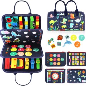 Busy board Montessori pour bébé et enfant – Jouet d&rsquo;activité éducatif