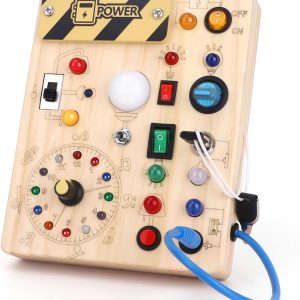 Busy board Montessori : jouet d&rsquo;éveil pour enfants de 1 à 4 ans