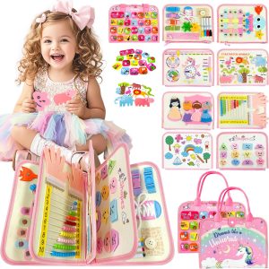 Busy board montessori pour enfants de 1 à 5 ans