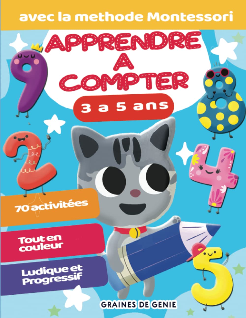 Cahier Montessori : Apprendre à compter dès 3 ans – Programme TPS et PS