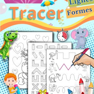 Cahier de graphisme Montessori dès 3 ans : Apprends à tracer lignes et formes