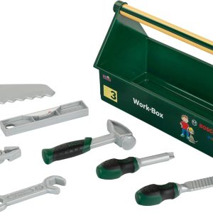 Caisse à outils Bosch Theo Klein 8573 : outil Montessori pour l’apprentissage du bricolage dès 3 ans