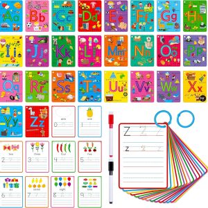 Cartes Flash Alphabet Montessori : Apprendre et Tracer pour Maternelle