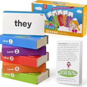 Cartes flash Montessori Coogam pour apprendre le vocabulaire pré-maternelle et maternelle