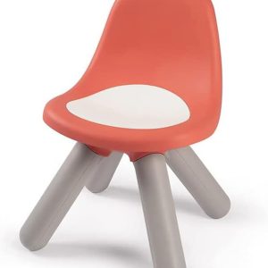 Chaise Enfant Smoby Rouge Corail : Mobilier Montessori dès 18 Mois