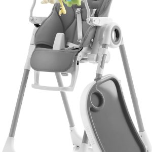Chaise Haute Bébé Évolutive Sweety Fox Grise, Style Montessori