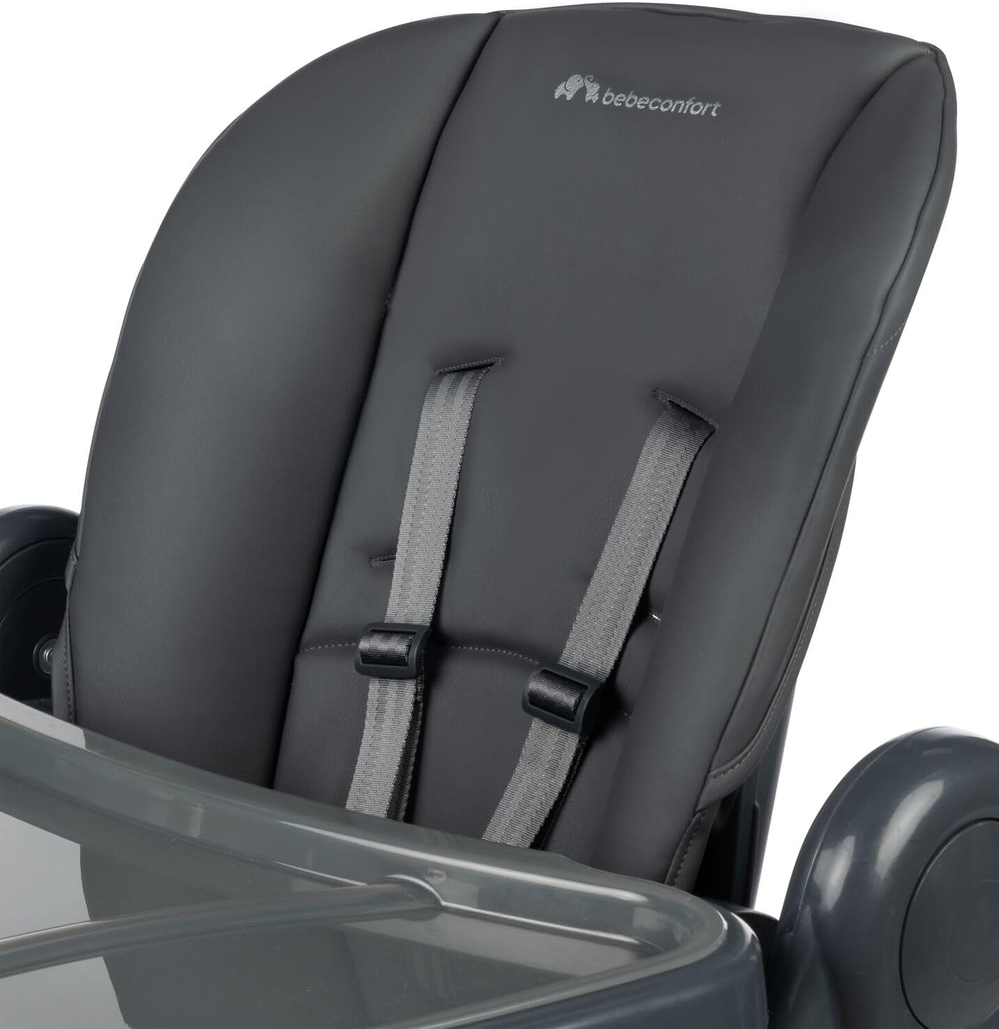 Chaise Haute Montessori Bebeconfort Olea 0-3 ans Mineral Graphite : Ajustable et Facile à Nettoyer – Image 2